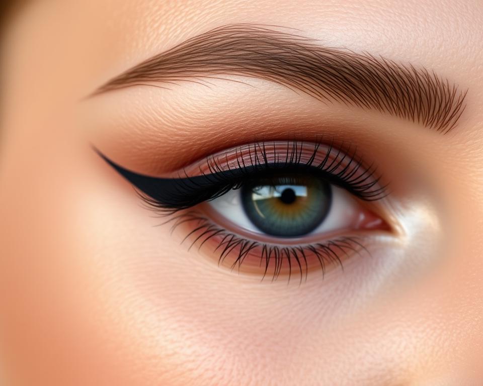 eye makeup for down-turned eyes