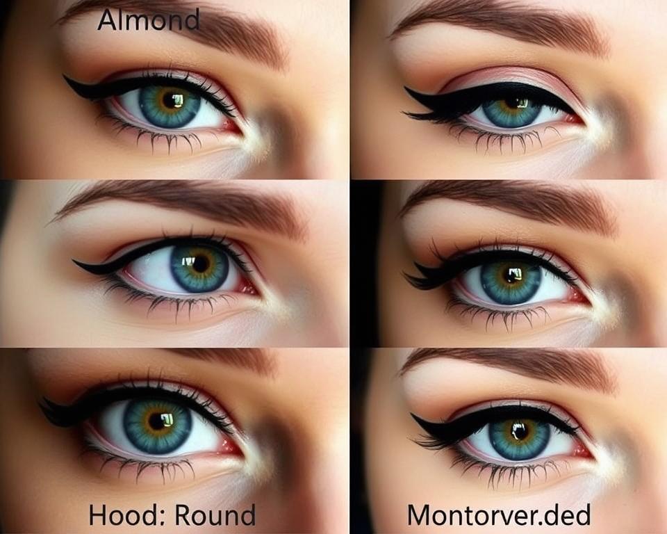 eyeliner tips for different eye shapes